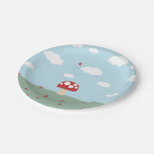 Pilzplatte Pappteller (Schrägansicht)