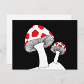 Pilzpostkarte Postkarte (Vorne/Hinten)