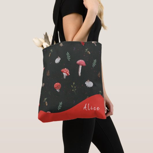 Pilzsaal personalisiert oder nicht Totbeutel Tasche (Von Nahem)