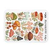 Pilzsaal-Stil Magnet (Horizontal)