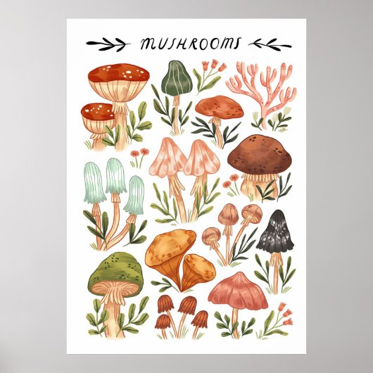 Pilzsaal-Stil Poster (Vorne)