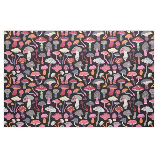 Pilzsammlung Stoff (Fat Quarter (45,7 x 55,9 cm))