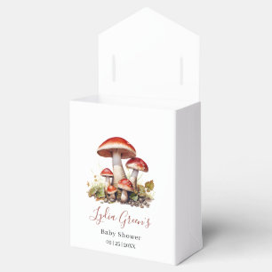 Pilzsäulendusche einladen, Fall Gender-Neutral Geschenkschachtel