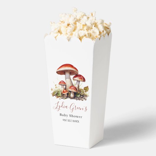 Pilzsäulendusche einladen, Fall Gender-Neutral Geschenkschachtel (Geplatzt)