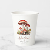 Pilzsäulendusche einladen, Fall Gender-Neutral Pappbecher (Vorderseite)