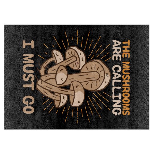 Pilzschmieden rufen schneidebrett (Vorderseite)