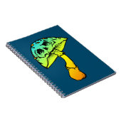 Pilzskull-Notizbuch Notizblock (Rechte Seite)