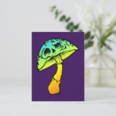 Pilzskull-Postkarte Postkarte (Stehend Vorderseite)