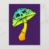 Pilzskull-Postkarte Postkarte (Vorderseite)