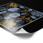 Pilzsorten, Pilze sammeln Fotodruck (Ecke)