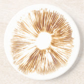 Pilzspore-Druck-Untersetzer Sandstein Untersetzer (Vorne)