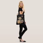 Pilztasche mit Blumenmuster Tasche (Am Model)