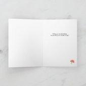 PilzTeekarte Hütte Geburtstagskarte Karte (Innenseite)