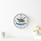 Pilzuhr Runde Wanduhr (Zuhause)