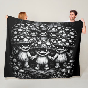 Pilzvolk • Waldkreaturen von BurnsInHell Fleecedecke