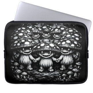 Pilzvolk • Waldkreaturen von BurnsInHell Laptopschutzhülle