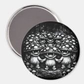 Pilzvolk •  Waldkreaturen von BurnsInHell Magnet (Vorderseite/Rückseite)