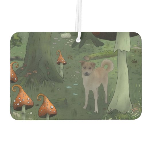 Pilzwald Autolufterfrischer (Rückseite)