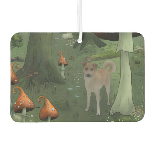 Pilzwald Autolufterfrischer (Vorderseite)