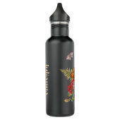 Pilzwald Botanische Wasserflasche Edelstahlflasche (Links)