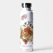 Pilzwald Botanische Wasserflasche Trinkflasche (Links)