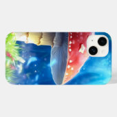 Pilzwald Case-Mate iPhone Hülle (Rückseite (Horizontal))