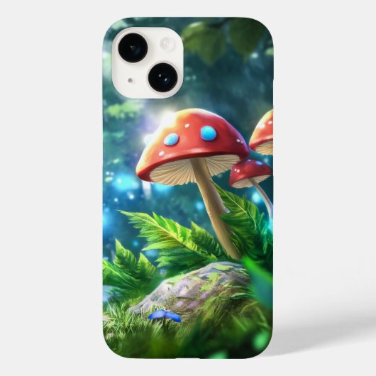 Pilzwald Case-Mate iPhone Hülle (Rückseite)