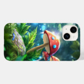 Pilzwald Case-Mate iPhone Hülle (Rückseite (Horizontal))