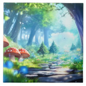 Pilzwald Fliese (Vorderseite)