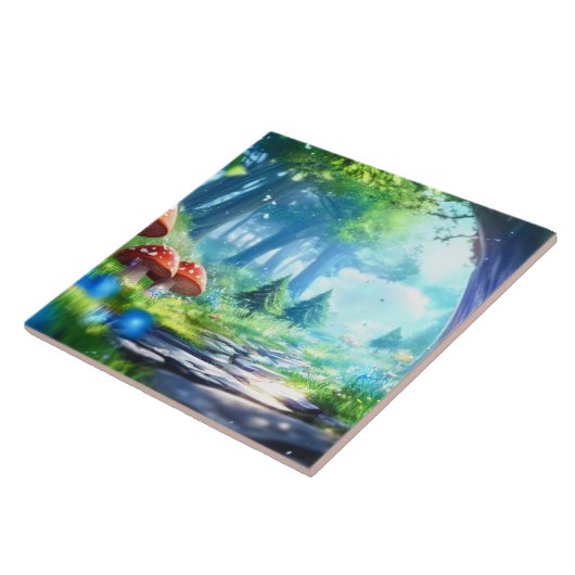 Pilzwald Fliese (Seite)