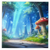 Pilzwald Fliese (Vorderseite)