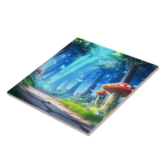 Pilzwald Fliese (Seite)