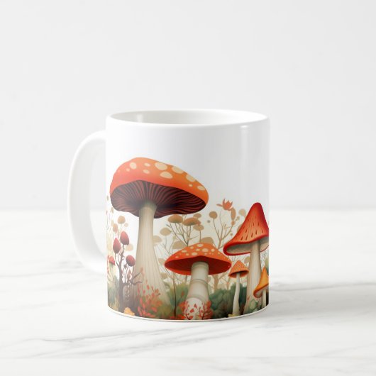 Pilzwald Kaffeetasse (Vorderseite Links)