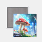 Pilzwald Magnet (Vorderseite/Rückseite)