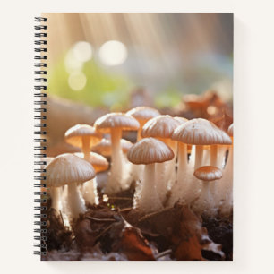 Pilzwald Natur Stille Ruhe Notizblock