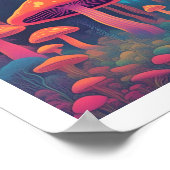 Pilzwald Poster (Ecke)