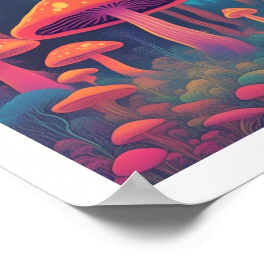 Pilzwald Poster (Ecke)