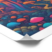 Pilzwald Poster (Ecke)