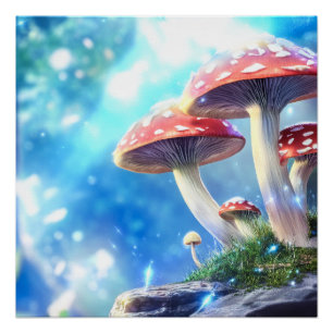 Pilzwald Poster