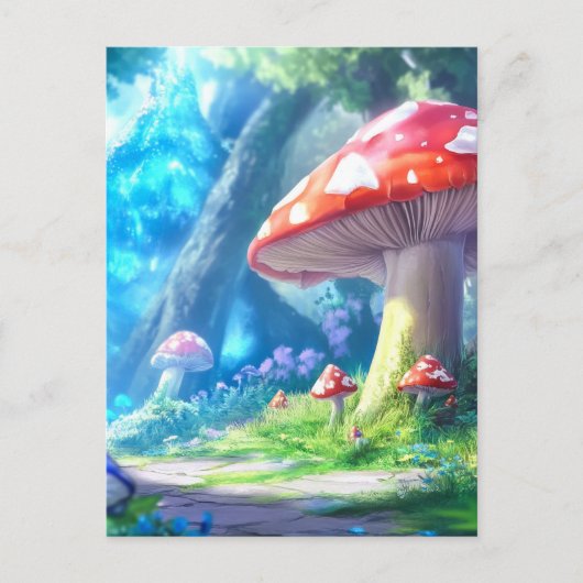 Pilzwald Postkarte (Vorderseite)