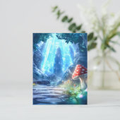 Pilzwald Postkarte (Stehend Vorderseite)