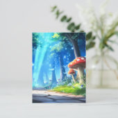 Pilzwald Postkarte (Stehend Vorderseite)