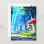 Pilzwald Postkarte (Vorne/Hinten)