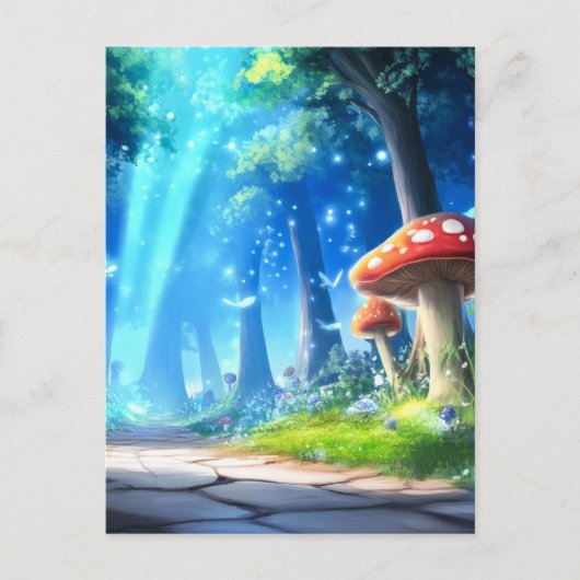 Pilzwald Postkarte (Vorderseite)