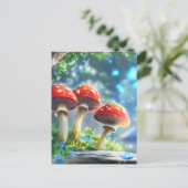 Pilzwald Postkarte (Stehend Vorderseite)