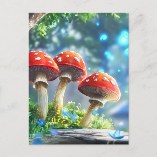 Pilzwald Postkarte (Vorderseite)