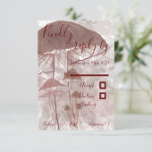 Pilzwald RSVP Karte (Stehend Vorderseite)