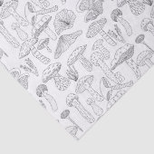 Pilzwald Seidenpapier (Detail)