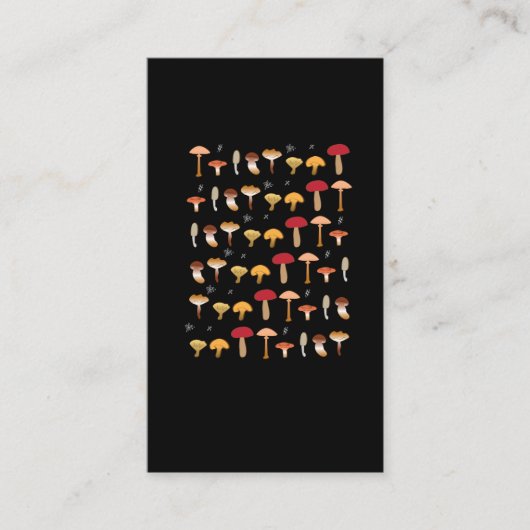 Pilzwaldfliegenblätterpilzkollektor giftig visitenkarte (Vorderseite)