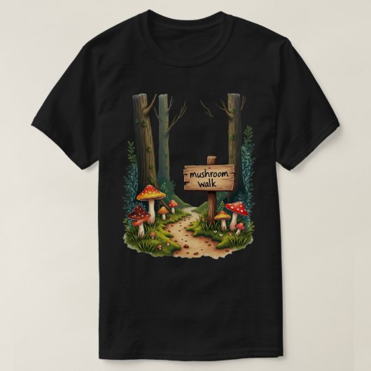Pilzwanderung T-Shirt (Design vorne)